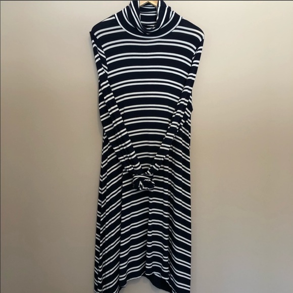 Anthropologie maeve dress navy sz L - Picture 2 of 2